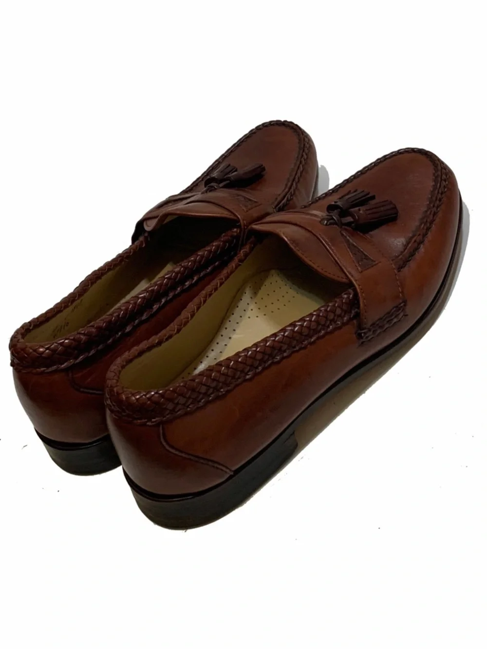 Allen Edmonds Men’s Maxfield Brown leather Tassel Loafer